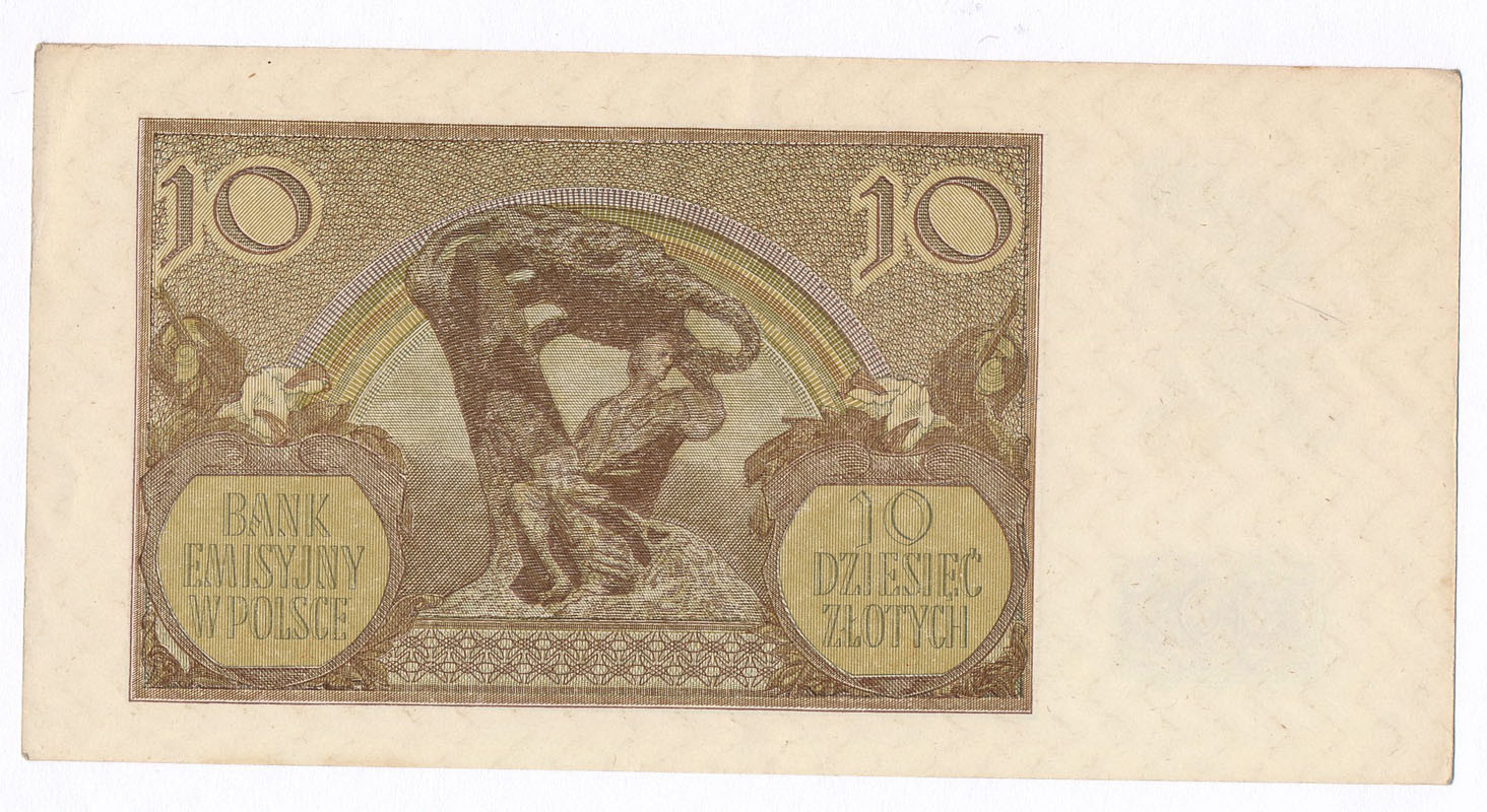 10 złotych 1940 seria J